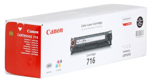 Canon 716Bk Картридж черный 1980B002