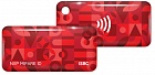 ISBC 125-18212 RFID-брелок Mifare ID 4 byte nUID (красный)