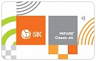 ISBC 007-0077 бесконтактная карта MIFARE Classic 4 Kbyte ISO Card (7byte UID) на микросхеме S70