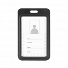 Bholder KPV-8633 пластиковый карман вертикальный, черный