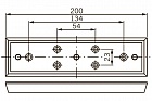 Dormakaba 19860526 удерживающая пластина для EMC 600 ALH