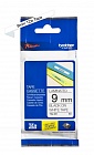 Brother TZE-221 оригинальная ламинированная лента Brother TZe-221, черная печать на белом фоне, 9 мм