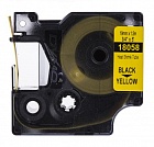 DYMO S0718340/18058 картридж с термоусадочной трубкой для Rhino 19 мм черный/желтая лента