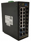 NIKOMAX (Gigalink) GL-SW-G311-24PST-I коммутатор L3 на DIN рейку 24 порта