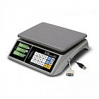 Mertech 3704 торговые настольные весы M-ER 328 C-32.5 LCD с RS-232 и USB без АКБ