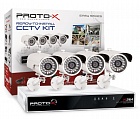Proto-X Combo 4W комплект видеонаблюдения