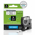 DYMO S0720530/45013 картридж с лентой D1 12 мм черный/белая лента