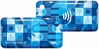ISBC 125-18217 RFID-Брелок Mifare ID 4 byte nUID (синий)