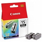 Canon BCI-15Bk Картридж черный двойная упаковка 8190A002