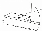 PERCo-RF01 0-07 накладка нижняя