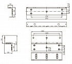 Dormakaba 19860524 крепление L+Z кронштейн для EMC 600 ALH