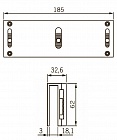 Dormakaba 19860529 U-образный кронштейн UBG-10/12 для EMC 600 ALH