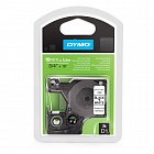 DYMO S0718070/16960 картридж с лентой с клеем D1 19 мм черный/белая лента