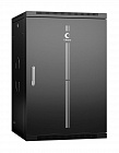 Cabeus 8607c SH-05F-18U60/35m-BK шкаф телекоммуникационный настенный 19" 18U дверь металл