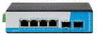 NIKOMAX (Gigalink) GL-SW-G205-4PSG(BT) коммутатор управляемый L2 4 PoE + 2 порта