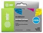 Cactus №920XL набор картриджей голубой/желтый/пурпурный CS-CD972/3/4