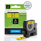 DYMO S0720880/45808 картридж с лентой D1 19 мм черный/желтая лента
