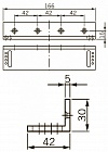 Dormakaba 19860520 крепление L-образное L-кронштейн для EMC 400 AH