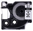 DYMO S0718330/18057 картридж с термоусадочной трубкой для Rhino 19 мм черный/белая лента