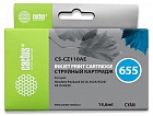 Cactus CZ110AE картридж № 655 голубой CS-CZ110AE