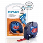 DYMO S0721630/91223 картридж с лентой LetraTag 12 мм черный/красная лента