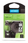 DYMO S0718040/16957 картридж с лентой нейлон D1 12 мм черный/белая лента