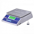 Mertech 3744 фасовочные настольные весы M-ER 326 AF-32.5 "Cube" LCD RS232 (двойной дисплей)