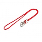 Bholder RRR-303.2 шнурок для бейджа с 2-мя металлическими карабинами-люкс