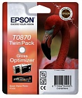 Epson T0870 Картридж глянец C13T08704010 двойная упаковка