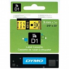 DYMO S0720730/40918 картридж с лентой D1 9 мм черный/желтая лента