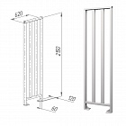 Oxgard ВЗР 2342.01-03 ограждение полноростовое 620 мм порошковая окраска