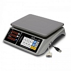 Mertech 3705 торговые настольные весы M-ER 328 C-32.5 LED с RS-232 и USB без АКБ
