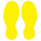 BRADY gws104409 следы желтые 254 х 89 мм, 10 штук