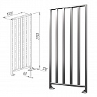 Oxgard ВЗР 2443.01-01 ограждение полноростовое 1020 мм