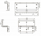 Dormakaba 19860525 крепление L+Z кронштейн для EMC 1200 ALH